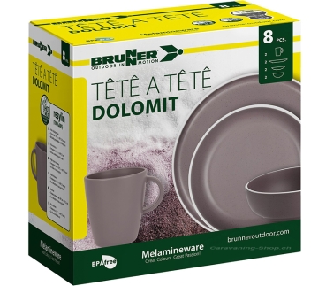 Preview: Geschirrset Tête-à-Tête Dolomit, brombeer