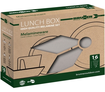 Preview: Geschirrset Lunchbox Iconic Compack, 16-teilig