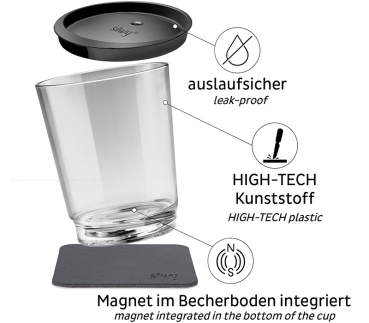 Magnet-Trinkbecher Triple