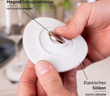 Preview: silwy Magnet-Überzug für Stielgläser, 1 Stk.