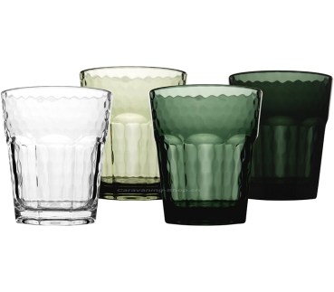 Trinkglas Mix & Match, 200 ml, 4-teilig, grün