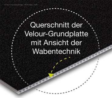 Preview: Purvario System, Basis II-b, Grundplatte 500 × 500 mm