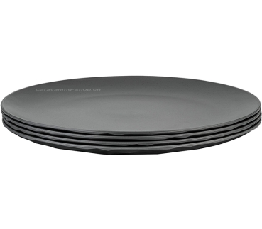 koziol Flacher Teller CLUB PLATE 260, grau
