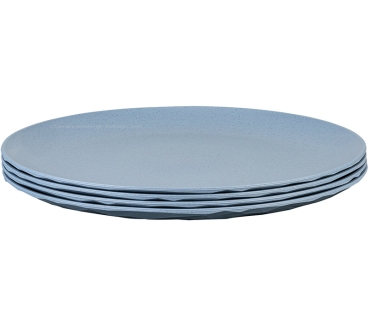 koziol Flacher Teller CLUB PLATE 260, blau