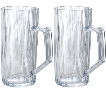 Bierglas 500 ml, Koziol Superglas CLUB, 2er-Set