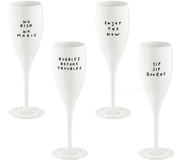 Sektglas Cheers No. 1, 4er-Set