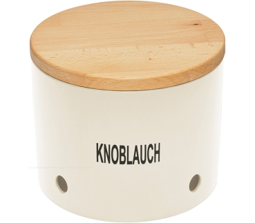 Knoblauchtopf, cremeweiss