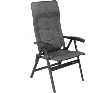 Campingstuhl Noblesse Deluxe, grau meliert
