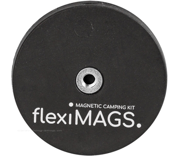 Magnet rund flexiMAGS, schwarz, ø 43 mm