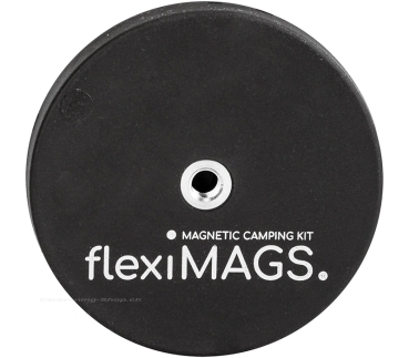 Magnet rund flexiMAGS, schwarz, ø 66 mm