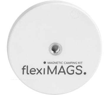 Magnet rund flexiMAGS, weiss, ø 66 mm