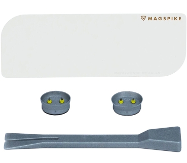 Trägerplatte mit Magnet MagSpike Set M ohne Haken, weiss