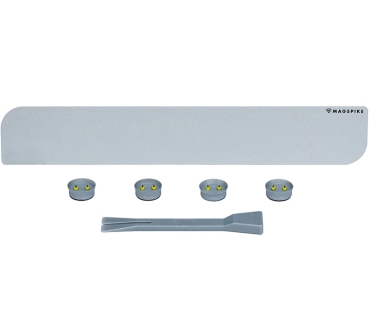 Trägerplatte mit Magnet MagSpike Set L ohne Haken, silber