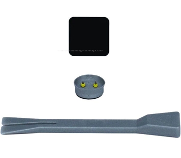 Trägerplatte mit Magnet MagSpike Set S Quadrat, schwarz