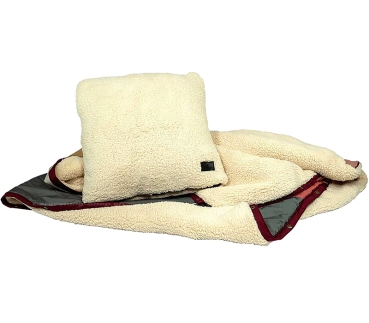 Preview: BUSBOXX Schlafdecke PillowBlanket™, Red Stripe