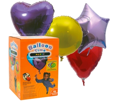 Helium-Ballon-Kit Balloon-Time, Party Special Edition, 45 Ballons