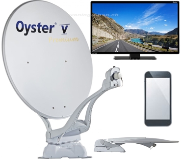 Sat-Anlage Oyster 85 V Premium 24" Single Skew