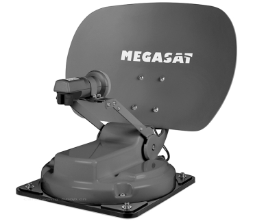 Megasat Caravanman Kompakt 3, Single, graphitgrau