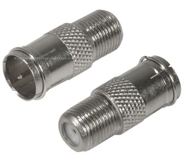 Quick-Adapter für F-Stecker und F-Kompressionsstecker 7 mm, 2 St