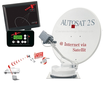 Sat-Anlage AutoSat 2S 85 Control Internet Twin mit IPcopter-Hard