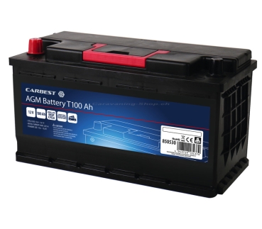 AGM-Batterie 100Ah - Carbest