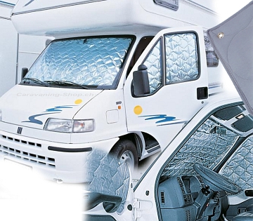 Thermomatten-Set für Ford Transit ab Baujahr 2000, grau