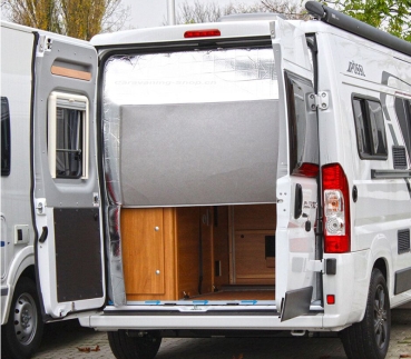 Preview: Thermovorhang für Hecktür Fiat Ducato X250/X290 mit Fensterausschnitt