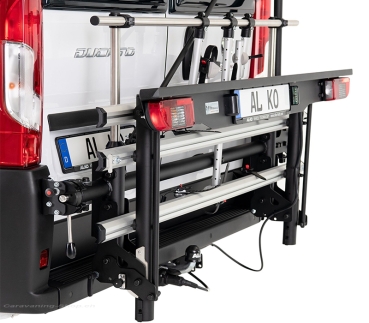 Preview: Fahrradträger Trigo Van mit 2 schmalen Schienen für Fiat Ducato