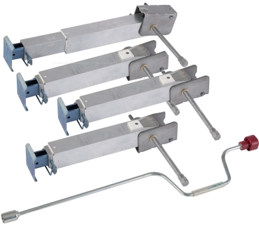 Kurbelstütze ClickFix für Kastenwagen Fiat Ducato ab Bj. 2006/07, Set