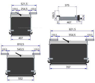 Slide-Out Step G2 12V VW Crafter 550