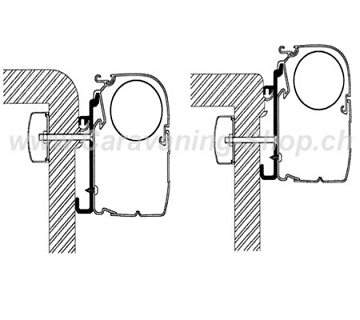 Adapter Rapido Serie 7, 8 für Omnistor Serie 5