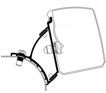 Adapter VW T5 / T6 Minivan für Thule 3200