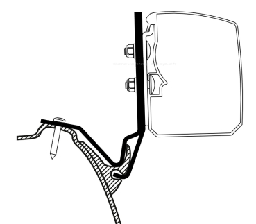 Adapter Westfalia Kepler One / Five / Six für Thule 3200