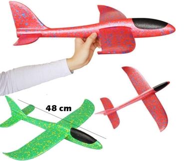 Preview: Wurfgleiter / Segelflugzeug 48 cm, Schaum
