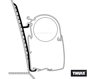 Adapter für Renault Master High Roof zu Omnistor Serie 5
