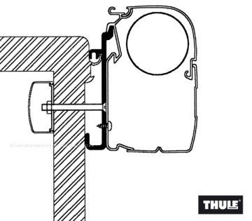 Adapter Rapido Serie 9 für Omnistor-Markisen Serie 5