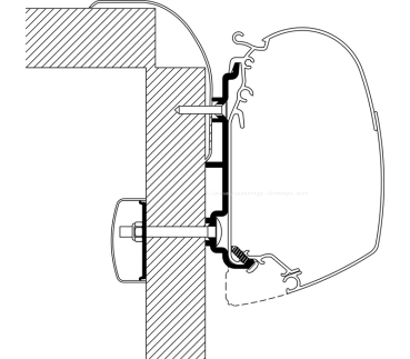 Adapter Frankia, Länge 4 m