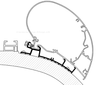 Adapter Carthago Chic ab Bj. 2015, Länge 5,5 m