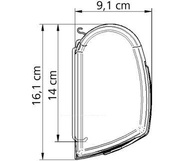 Preview: Thule Omnistor 5200, anthrazit, Länge 3,75 m, Mystik Grau