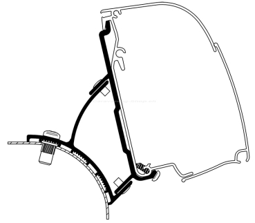 Adapter VW T5 / T6 Minivan für Thule 4200