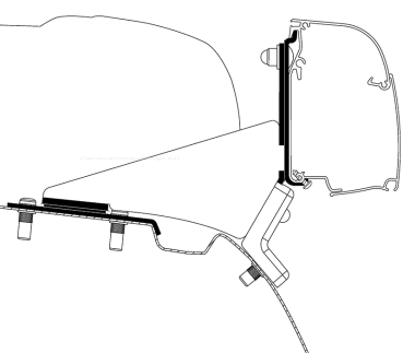 Adapter MB Vito / V-Class für Thule 4200