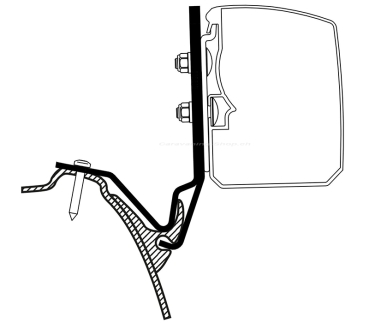 Adapter Westfalia Kepler One / Five / Six für Thule 4200