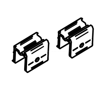 Stützfuss-Befestigung Front Thule Omnistor 6300, Satz links und rechts