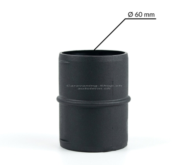 Preview: Warmluft Rohr Verbinder Ø60mm