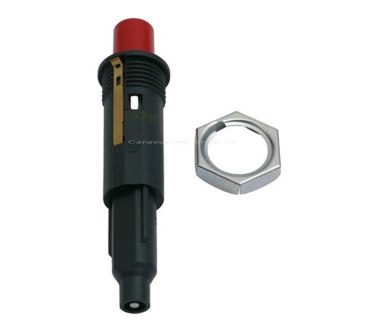 Piezo-Zünder für Dometic-Kühlschränke, rot, für Blecharmaturenhalter, Nr. 292302410/9