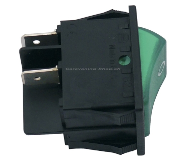 Wippschalter für Dometic-Kühlschränke, grün, für 230 Volt, Nr. 292627410/7