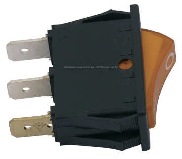 Wippschalter für Dometic-Kühlschränke, orange, für Zündgerät, Nr. 292627520/3