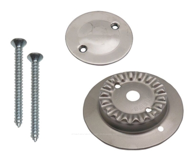 Kit Brennerkorpus, klein mit 1 Loch und Brennerdeckel Inox, für SMEV-Kocher, neue Modelle