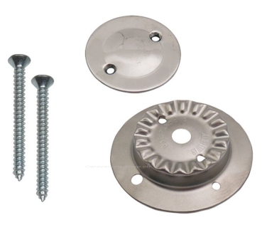 Kit Brennerkorpus, klein mit 2 Löchern und Brennerdeckel Inox, für SMEV-Kocher, neue Modelle