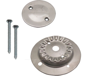 Kit Brennerkorpus, gross mit 2 Löchern und Brennerdeckel Inox, für SMEV-Kocher, neue Modelle